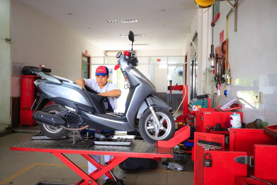 Khu vực rửa xe